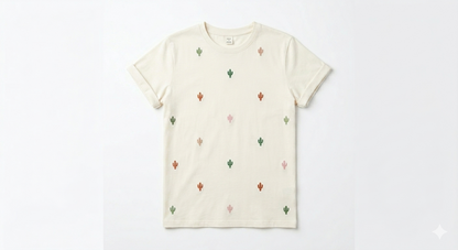 T-SHIRT CACTUS ARCOIRIS
