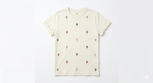T-SHIRT CACTUS ARCOIRIS
