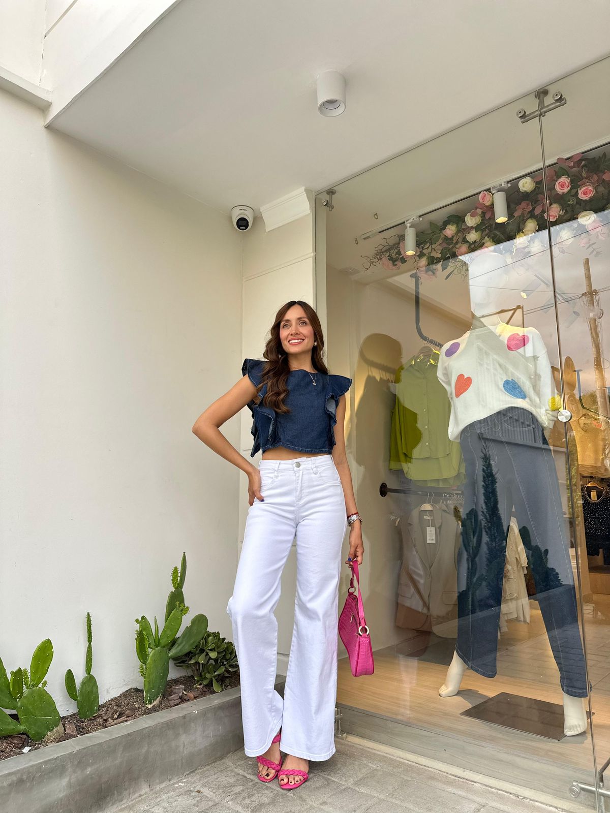 JEANS FLARE LOISE BLANCO