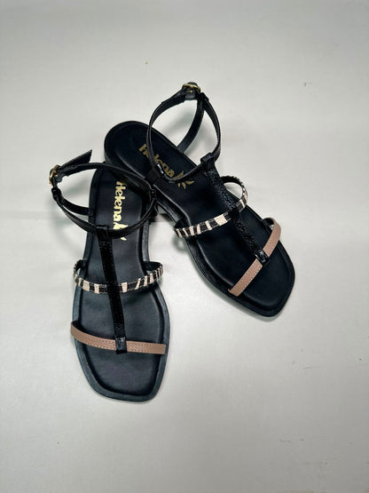 SANDALIA PRINT NEGRA