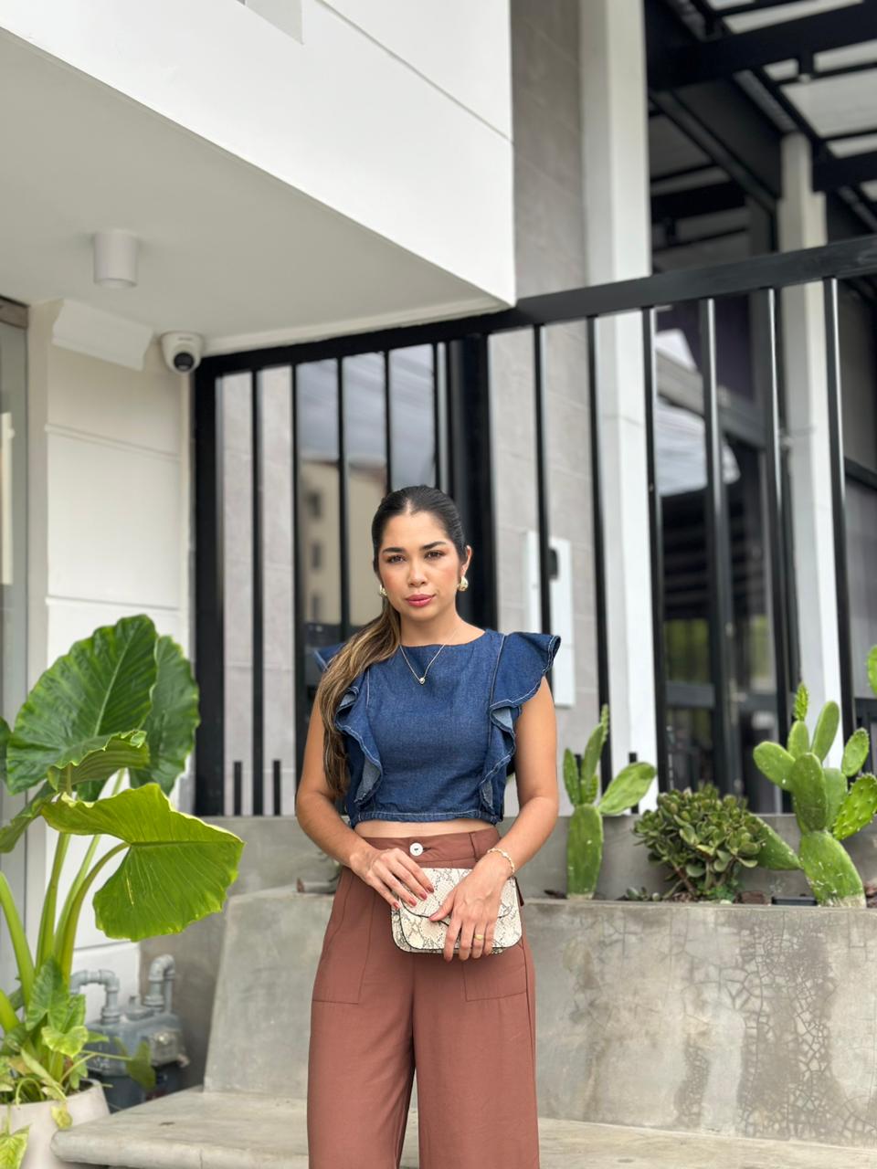 CROPTOP ARBI BLUE