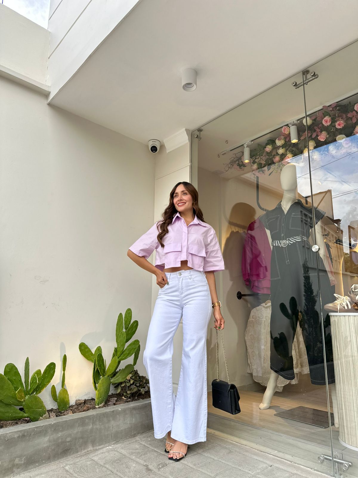 JEANS FLARE LOISE BLANCO