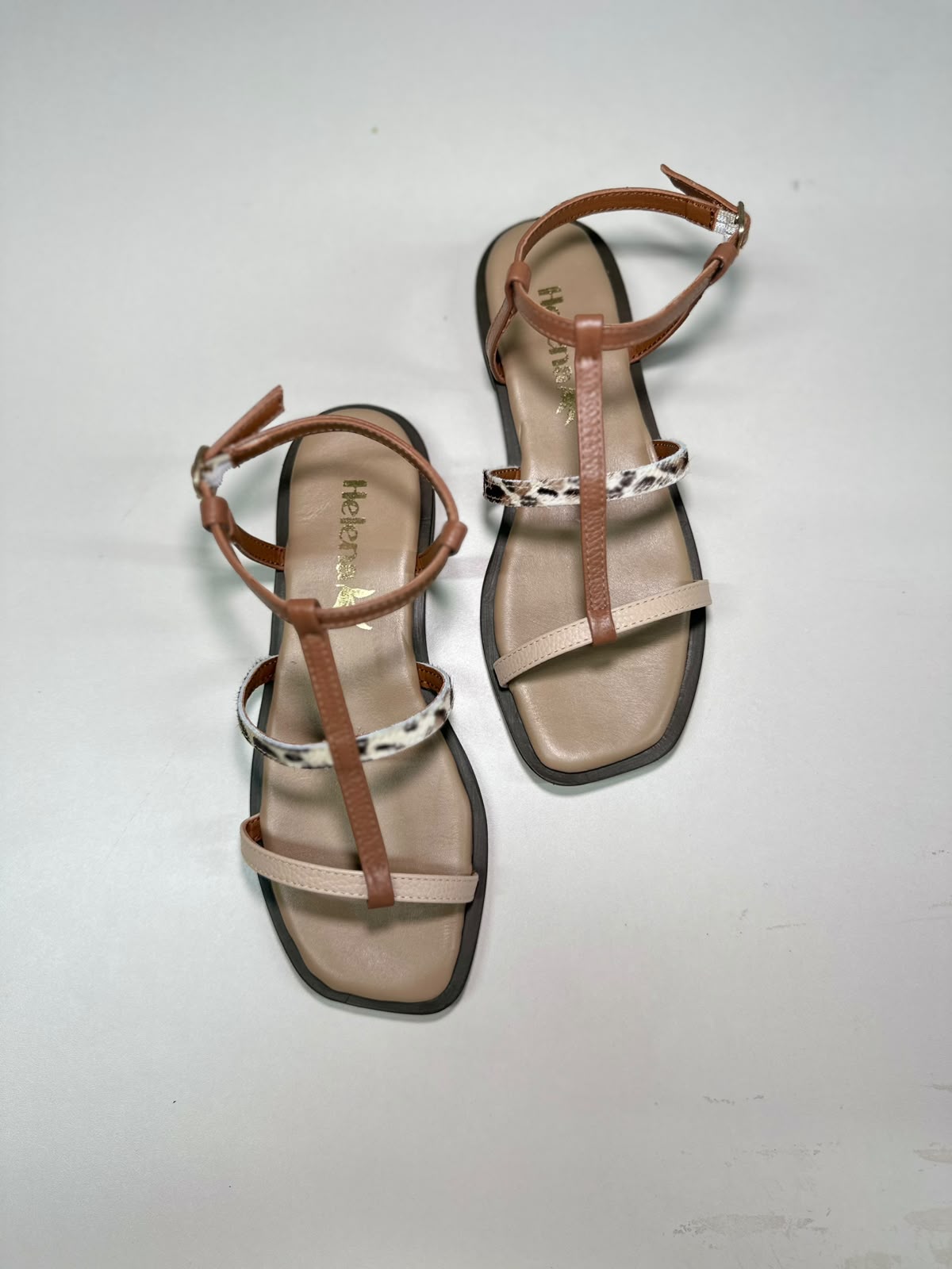 SANDALIA PRINT MIEL