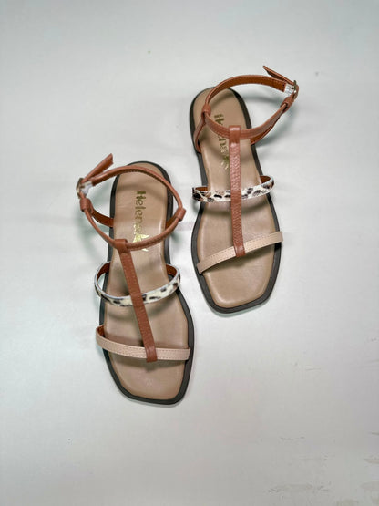 SANDALIA PRINT MIEL