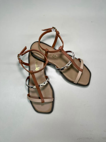 SANDALIA PRINT MIEL