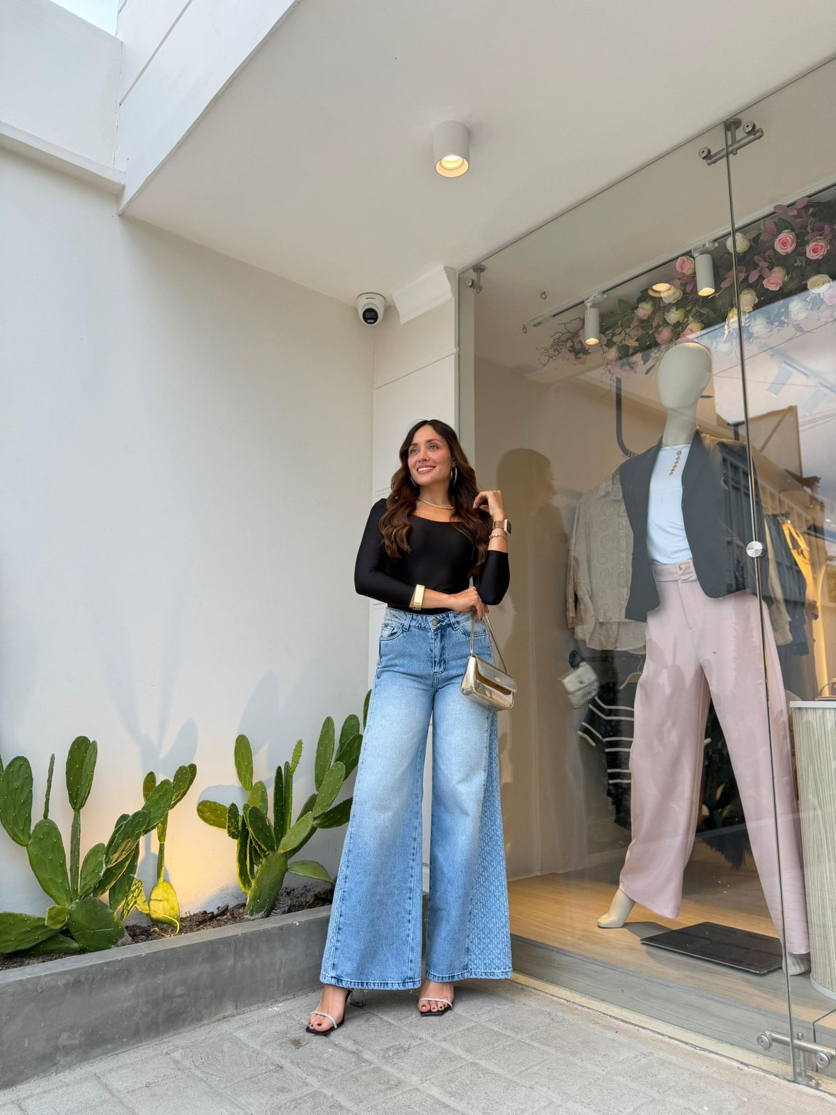 JEANS WIDE LEG RELOLI